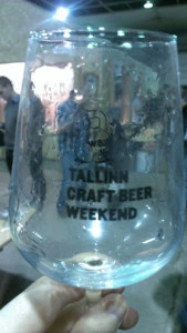 tallin craft beer weekend glass